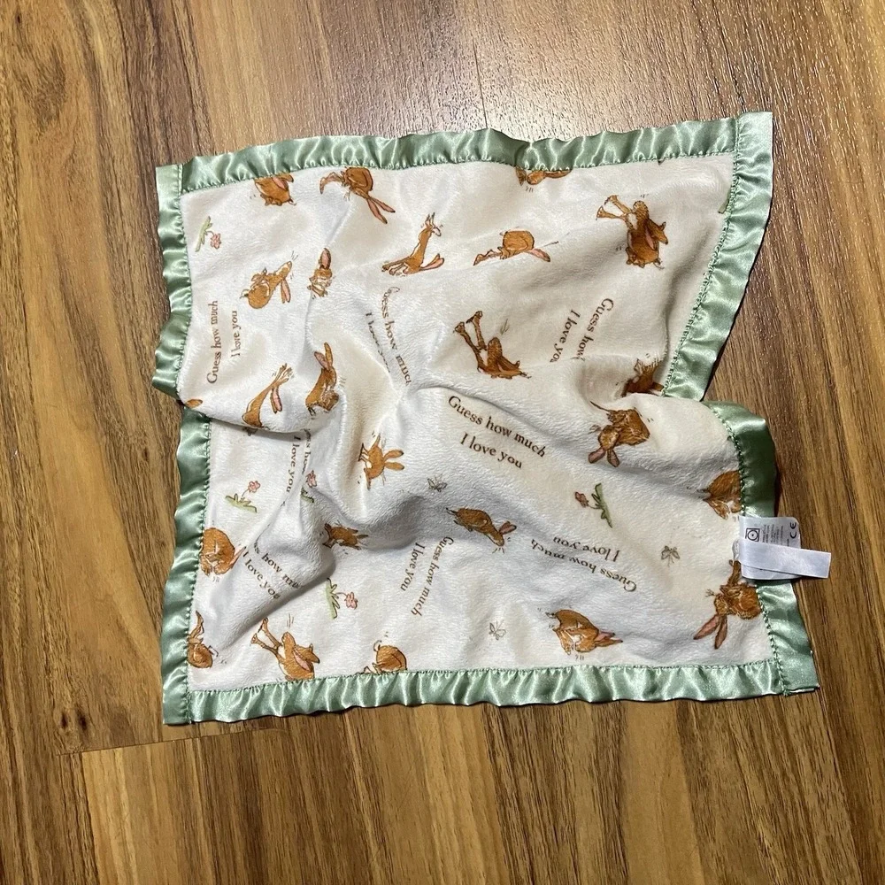 Guess How Much I Love You to the Moon & Back Rabbit Baby Security‎ Blanket Lovey